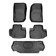 Load image into Gallery viewer, SMARTLINER SA0194/B0236/D0236 2 Row Floor Liners &amp; Cargo Liner behind the 2nd Row Seats 2015-2018 Jeep Wrangler (Fits Only 2 Door Models) Black
