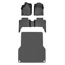 Load image into Gallery viewer, SMARTLINER SA0207/B0207/K0207 2 Row Floor Liners &amp; Smart Coverage™ Truck Bed Liners 2016-2017 Toyota Tacoma Double Cab Black