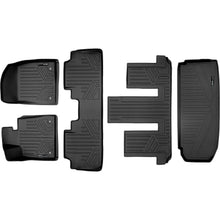 Load image into Gallery viewer, SMARTLINER SA0222/B0222/C0595/E0357 3 Row Floor Liners &amp; Cargo Liner behind the 3rd Row Seats 2018-2023 Lexus RX350L2018-2023 Lexus RX450hL Black