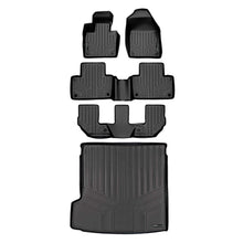 Load image into Gallery viewer, SMARTLINER SA0223/B0223/C0223/D0223 3 Row Floor Liners &amp; Cargo Liner behind the 2nd Row Seats 2016-2023 Volvo XC90 (Does not fit Plugin Hybrid) Black