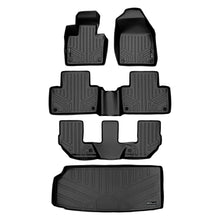 Load image into Gallery viewer, SMARTLINER SA0223/B0223/C0223/E0223 3 Row Floor Liners &amp; Cargo Liner behind the 3rd Row Seats 2016-2023 Volvo XC90 (Does not fit Plugin Hybrid) Black