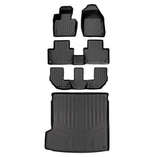 Load image into Gallery viewer, SMARTLINER SA0223/B0611/C0223/D0223 3 Row Floor Liners &amp; Cargo Liner behind the 2nd Row Seats 2016-2023 Volvo XC90 (Only Fits Plug-in Hybrid Models) Black