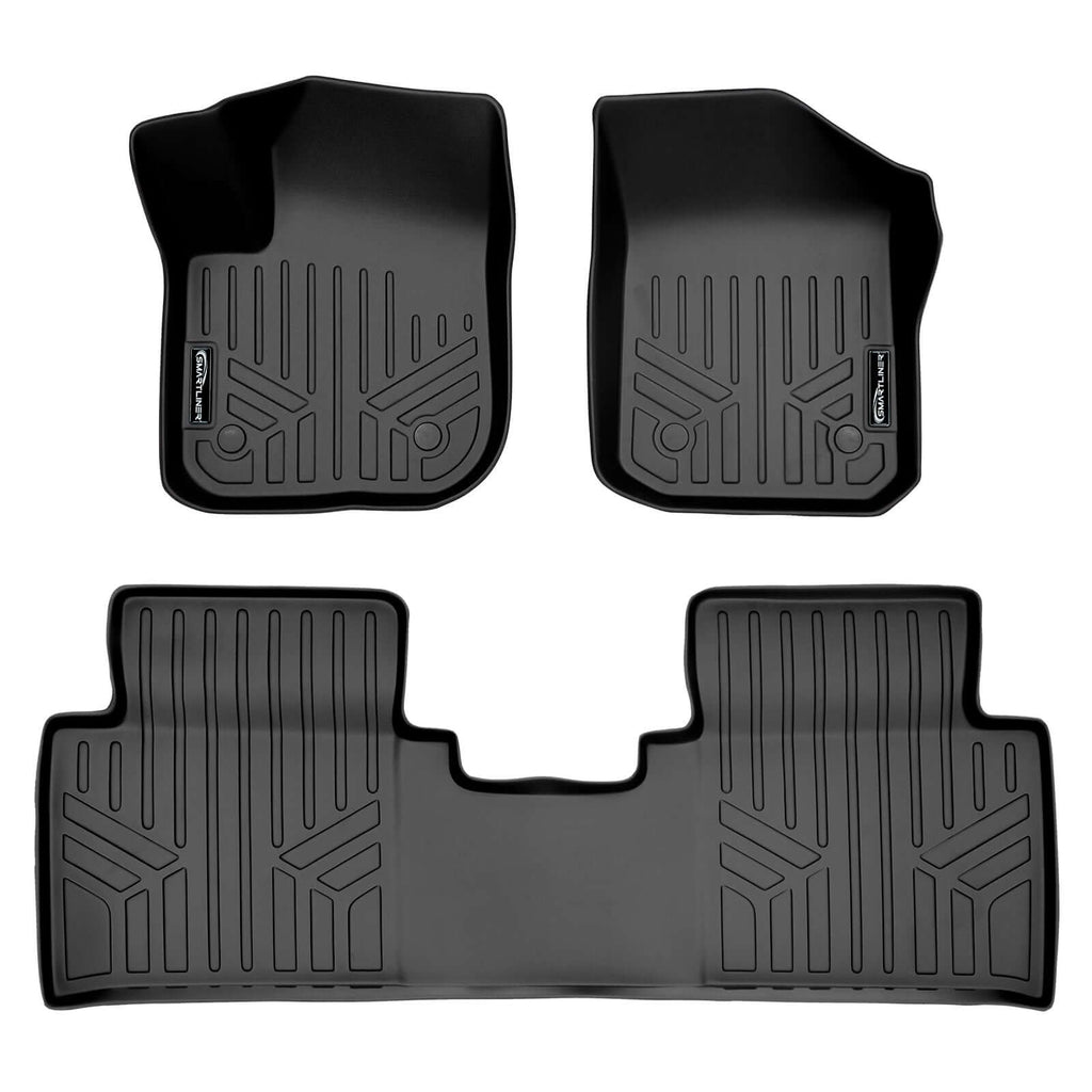 SMARTLINER SA0225/B0225 2 Row Floor Liners 2016-2020 Buick Envision Black