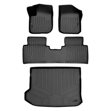 Load image into Gallery viewer, SMARTLINER SA0225/B0225/D0225 2 Row Floor Liners &amp; Cargo Liner behind the 2nd Row Seats 2016-2020 Buick Envision Black