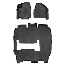 Load image into Gallery viewer, SMARTLINER SA0232/B0359 2 Row Floor Liners 2017-2024 Chrysler Pacifica L Model Only2020 Chrysler Voyager Black