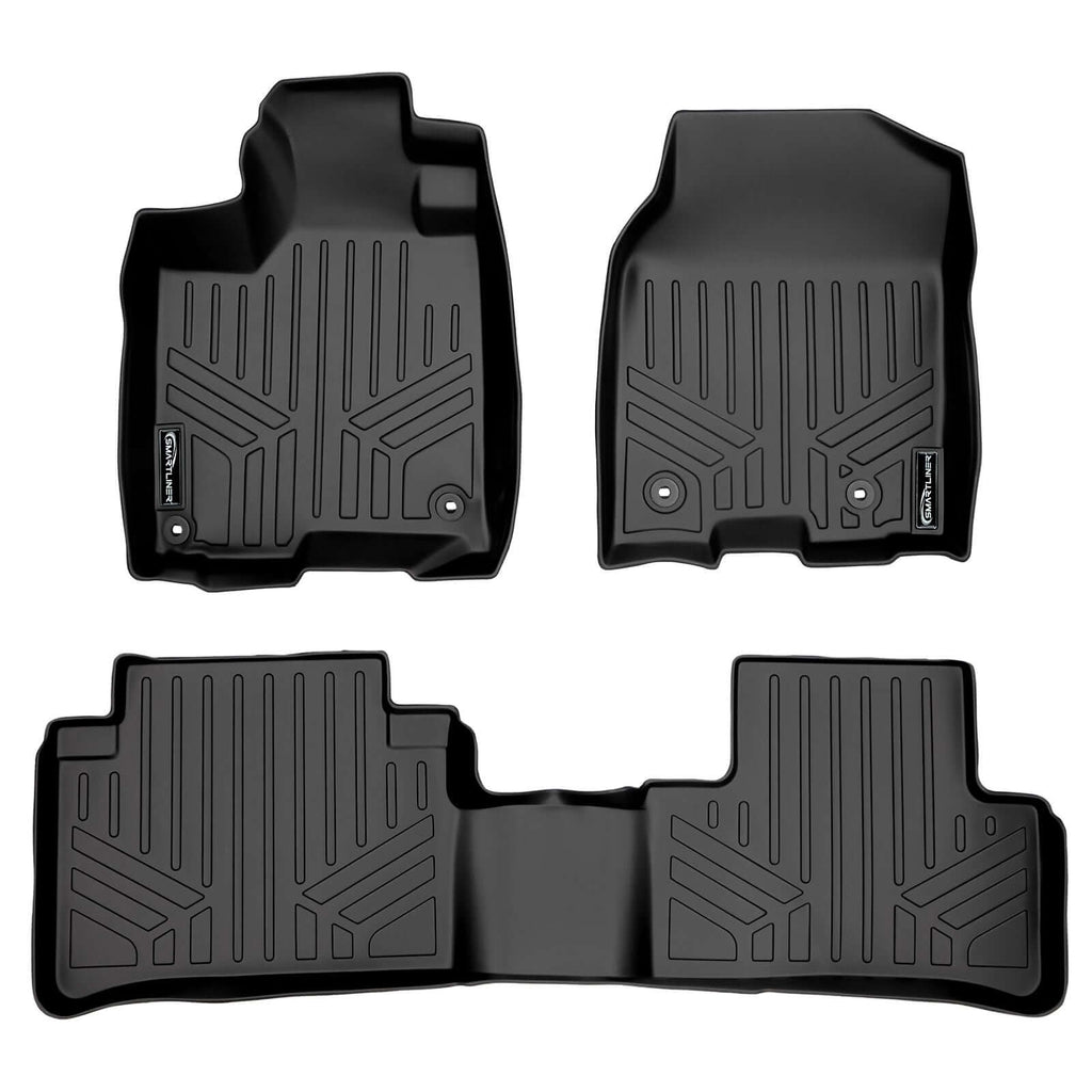 SMARTLINER SA0235/B0259 2 Row Floor Liners 2013-2018 Acura RDX Black