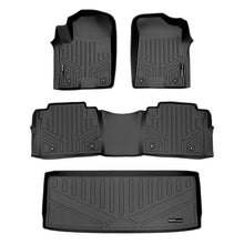 Load image into Gallery viewer, SMARTLINER SA0242/B0242/E0242 2 Row Floor Liners &amp; Cargo Liner behind the 3rd Row Seats 2017-2018 Nissan Armada2011-2013 Infiniti QX562014-2018 Infiniti QX80 Black