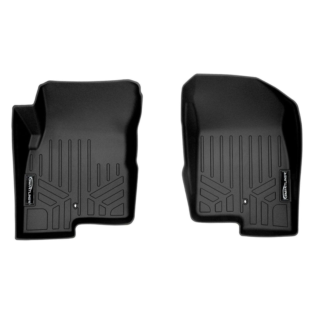 SMARTLINER SA0263 1st Row Liners 2007-2012 Dodge Caliber2007-2017 Jeep Patriot2007-2017 Jeep Compass (Old Body Style) Black