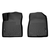 SMARTLINER Custom Fit Floor Mats 1st Row Liner Set Black Compatible With 2017-2022 Kia Niro Only Fits Standard and Plug-In Model