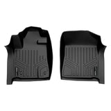 SMARTLINER Custom Fit Floor Mats 1st Row Liner Set Black Compatible With 2008-2011 Toyota Sequoia