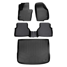 Load image into Gallery viewer, SMARTLINER SA0280/B0280/D0280-N1 2 Row Floor Liners &amp; Cargo Liner behind the 2nd Row Seats 2017-2018 Volkswagen Tiguan Limited Black