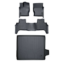 Load image into Gallery viewer, SMARTLINER SA0289/B0289/D0289 2 Row Floor Liners &amp; Cargo Liner behind the 2nd Row Seats 2014-2022 Land Rover Range Rover Sport 5 Passenger Model Black