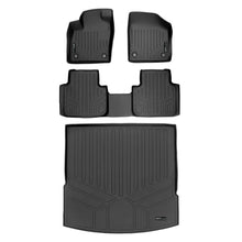 Load image into Gallery viewer, SMARTLINER SA0300/B0300/D0516 2 Row Floor Liners &amp; Cargo Liner behind the 2nd Row Seats 2020-2022 Volkswagen Atlas Cross Sport Black
