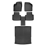 SMARTLINER Floor Mats - Cargo Liner Behind 2nd Row Black Compatible With 2018-2022 Atlas with 2nd Row Bucket Seats without Fender Audio