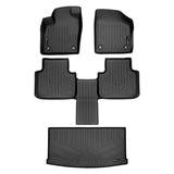 SMARTLINER Floor Mats - Cargo Liner Behind 3rd Row Black Compatible With 2018-2022 Atlas with 2nd Row Bucket Seats without Fender Audio