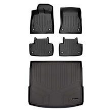 Load image into Gallery viewer, SMARTLINER SA0312/B0312/D0312-N1 2 Row Floor Liners &amp; Cargo Liner behind the 2nd Row Seats 2018-2025 Audi SQ5/ SQ5 Sportback Black