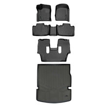 Load image into Gallery viewer, SMARTLINER SA0315/B0071/C0233/D0113 3 Row Floor Liners &amp; Cargo Liner behind the 2nd Row Seats 2016-2022 Dodge Durango (With Bucket Seats on Second Row)&lt;br &gt; Black