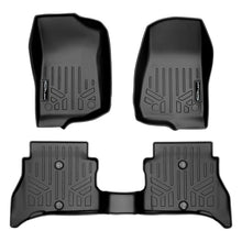 Load image into Gallery viewer, SMARTLINER SA0316-R/B0590 2 Row Floor Liners 2021-2023 Jeep Wrangler Rubicon 4xe  2021-2023 Jeep Wrangler Rubicon 392 Black