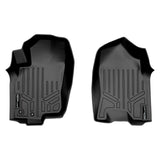 SMARTLINER Custom Fit Floor Mats 1st Row Liner Set Black Compatible With 2014-2018 Nissan Navara