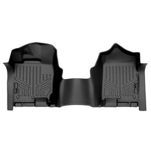 Load image into Gallery viewer, SMARTLINER SA0329 1st Row Over the Hump Liner 2017-2022 Nissan Titan Crew Cab With Front Row Bench Seat2016-2022 Nissan Titan XD Crew Cab With Front Row Bench Seat Black