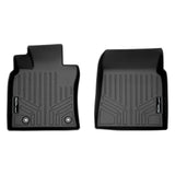 SMARTLINER Custom Fit Floor Mats 1st Row Liner Set Black Compatible With 2018-2025 Toyota Camry Standard or Hybrid Models
