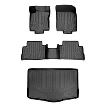Load image into Gallery viewer, SMARTLINER SA0340/B0340/D0342 2 Row Floor Liners &amp; Cargo Liner behind the 2nd Row Seats 2017-2021 Nissan Rogue Sport Black