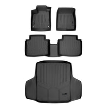 Load image into Gallery viewer, SMARTLINER SA0341/B0341/D0341 2 Row Floor Liners &amp; Cargo Liner behind the 2nd Row Seats 2018-2022 Honda Accord Black