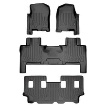Load image into Gallery viewer, SMARTLINER SA0346/B0183/C0185 3 Row Floor Liners  2007-2010 Ford Expedition (Fits Only With Bench Seat Or With Console On The Second Row)2007-2010 Lincoln Navigator (Fits Only With Bench Seat Or With Console On The Second Row) Black