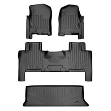 Load image into Gallery viewer, SMARTLINER SA0346/B0183/E0183 2 Row Floor Liners &amp; Cargo Liner behind the 3rd Row Seats 2007-2010 Ford Expedition2007-2010 Lincoln Navigator Black