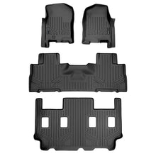 Load image into Gallery viewer, SMARTLINER SA0346/B0303/C0186 3 Row Floor Liners  2007-2010 Ford Expedition EL Models2007-2010 Lincoln Navigator L Models Black