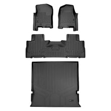 Load image into Gallery viewer, SMARTLINER SA0346/B0303/D0183 2 Row Floor Liners &amp; Cargo Liner behind the 2nd Row Seats 2007-2010 Ford Expedition (No EL Models)2007-2010 Lincoln Navigator (No L Models) Black