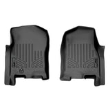 SMARTLINER Floor Mats 1st Row Liner Set Black Compatible With 2007-2010 Ford Expedition/Lincoln Navigator (All Models Including EL and L)