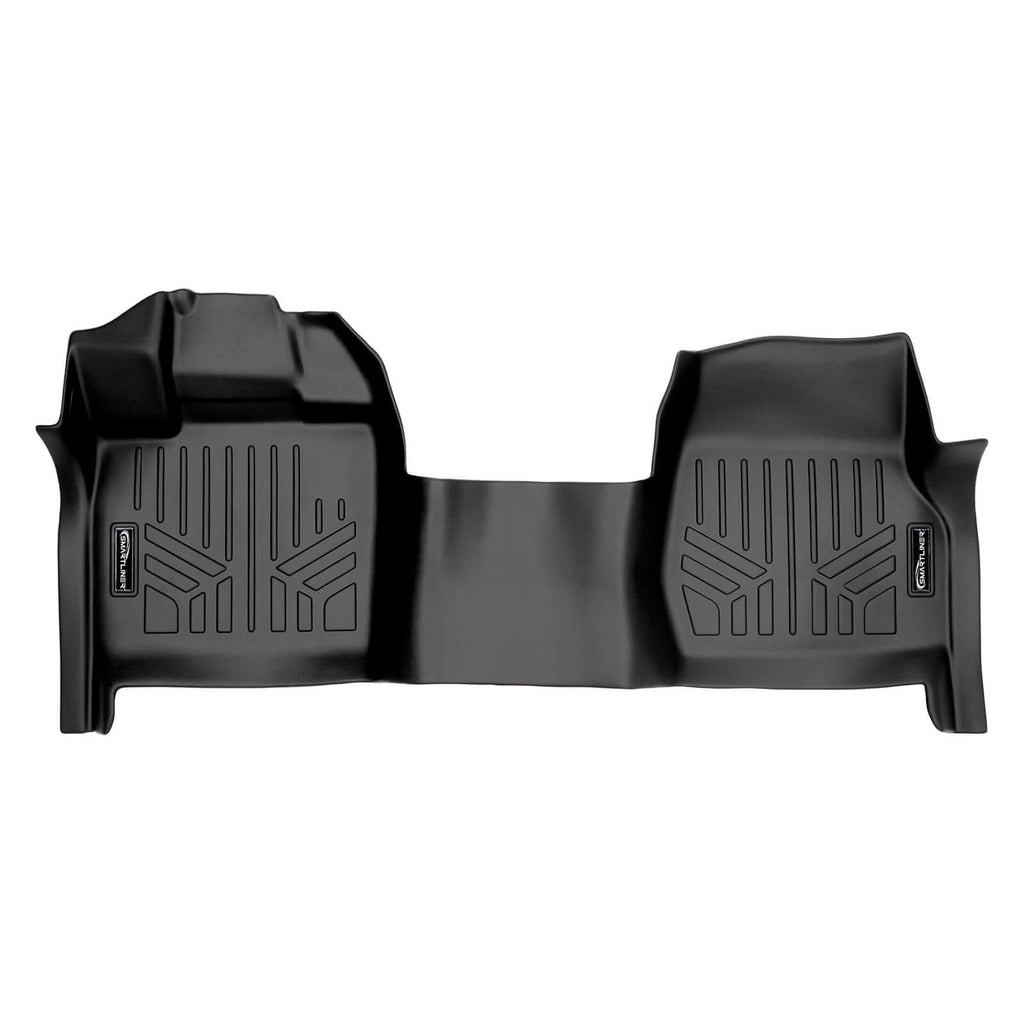 SMARTLINER SA0347 1st Row Over the Hump Liner 2015-2022 Ford F-150 Regular Cab With Front Row Bench Seat Black