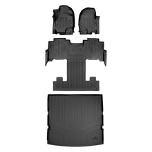 Load image into Gallery viewer, SMARTLINER SA0350/B0350/D0350 2 Row Floor Liners &amp; Cargo Liner behind the 2nd Row Seats 2018-2022 Ford Expedition (No Max Models)2018-2022 Lincoln Navigator (No L Models) Black