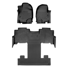 Load image into Gallery viewer, SMARTLINER SA0350/B0350 2 Row Floor Liners 2018-2022 Ford Expedition2018-2022 Ford Expedition Max2018-2022 Lincoln Navigator2018-2022 Lincoln Navigator L Black