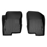 SMARTLINER Custom Fit Floor Mats 1st Row Liner Set Black Compatible With 2017 Jeep Patriot with Dual Driver Side Floor Hooks