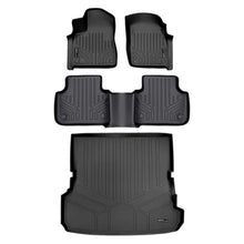 Load image into Gallery viewer, SMARTLINER SA0364/B0364/D0364 2 Row Floor Liners &amp; Cargo Liner behind the 2nd Row Seats 2017-2025 Audi Q7/SQ7 Black