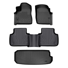 Load image into Gallery viewer, SMARTLINER SA0364/B0364/E0364 2 Row Floor Liners &amp; Cargo Liner behind the 3rd Row Seats 2017-2025 Audi Q7/SQ7 Black