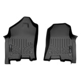 SMARTLINER Custom Fit Floor Mats 1st Row Liner Set Black Compatible With 2019-2022 Ram 1500 Crew and Quad Cab with Captain or Bench Seats