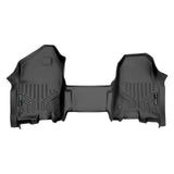 SMARTLINER Custom Fit Floor Mats 1st Row 1pc Liner Black Compatible With 2019-2021 Ram 1500 Crew and Quad Cab with First Row Bench Seat