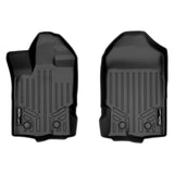 SMARTLINER Custom Fit Floor Mats 1st Row Liner Set Black Compatible With 2019-2021 Ford Ranger SuperCrew Cab