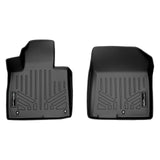 SMARTLINER Custom Fit All Weather Protection Black 1st Row Liners Compatible With 2019-2020 Hyundai Santa Fe (Fits all Models)