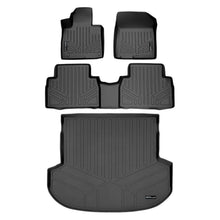 Load image into Gallery viewer, SMARTLINER SA0411/B0411/D0411 2 Row Floor Liners &amp; Cargo Liner behind the 2nd Row Seats 2019-2020 Hyundai Santa Fe Black