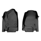SMARTLINER Custom Floor Mats 1st Row Liners Black for LD Only 2019 Chevrolet Silverado / GMC Sierra 1500 LD Legacy Double Cab