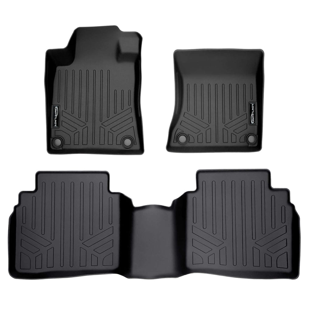 SMARTLINER SA0421/B0421 2 Row Floor Liners 2019-2025 Nissan Altima Black