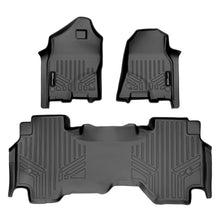Load image into Gallery viewer, SMARTLINER SA0426/B0370 2 Row Floor Liners 2019-2021 Ram 1500 Quad Cab With Vinyl Flooring Black
