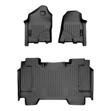 Load image into Gallery viewer, SMARTLINER SA0426/B0369 2 Row Floor Liners 2019-2022 Ram 1500 Crew Cab With Vinyl Flooring Black
