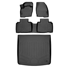 Load image into Gallery viewer, SMARTLINER SA0446/B0446/D0446-N1 2 Row Floor Liners &amp; Cargo Liner behind the 2nd Row Seats 2019-2023 Lincoln Nautilus Black