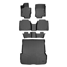 Load image into Gallery viewer, SMARTLINER SA0471/B0498/C0498/D0498 3 Row Floor Liners &amp; Cargo Liner behind the 2nd Row Seats 2020-2023 Mercedes-Benz GLS4502020-2023 Mercedes-Benz GLS580 Black