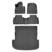 Load image into Gallery viewer, SMARTLINER SA0472/B0472/D0472 2 Row Floor Liners &amp; Cargo Liner behind the 2nd Row Seats 2020-2025 Hyundai Palisade Black